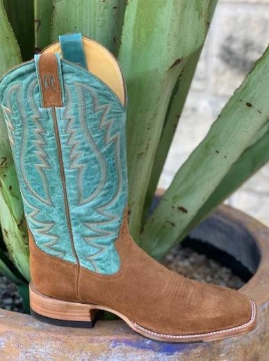 Men's Handmade Roughout Cowboy boot by Rod Patrick - 17446
