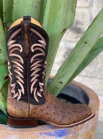 Rod Patrick Handmade Full Quill Ostrich Cowboy boots - 16418