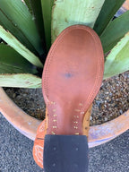 Men's Saddle Ostrich Square Toe Western Boot