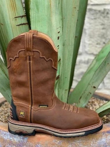 Men's Brown Dan Post Steel Toe Boot - DP69482 - Blair's Western Wear Marble Falls, TX