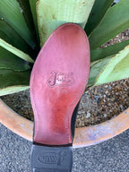 Men's Black Round Toe Roper Boot