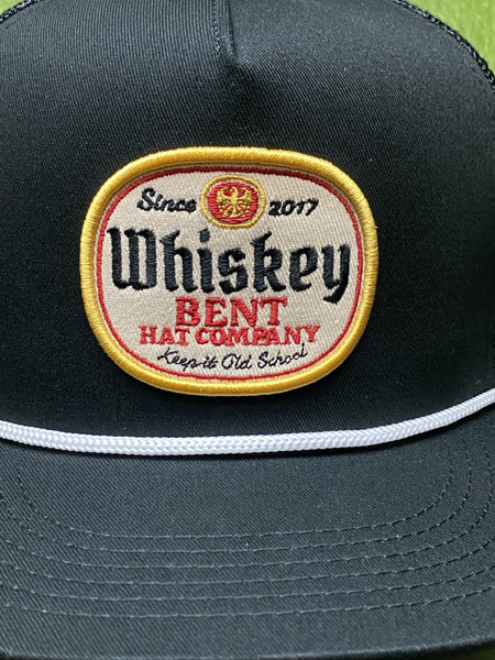 Men's Whiskey Bent Logo Cap in Black/Red/Yellow - BLK LABLE - Blair's Western Wear Marble Falls, TX