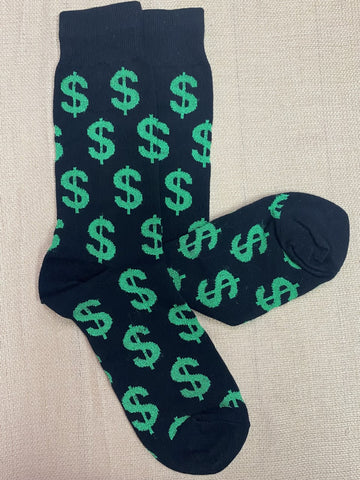 Men's Money Socks $$$ - MNC817 - Blair's Western Wear Marble Falls, TX 