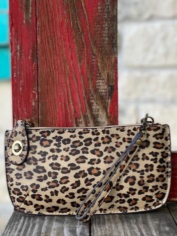 Natural Leopard Ladies Crossbody / Wristlet - L8055-15 - Blair's Western Wear Marble Falls, TX