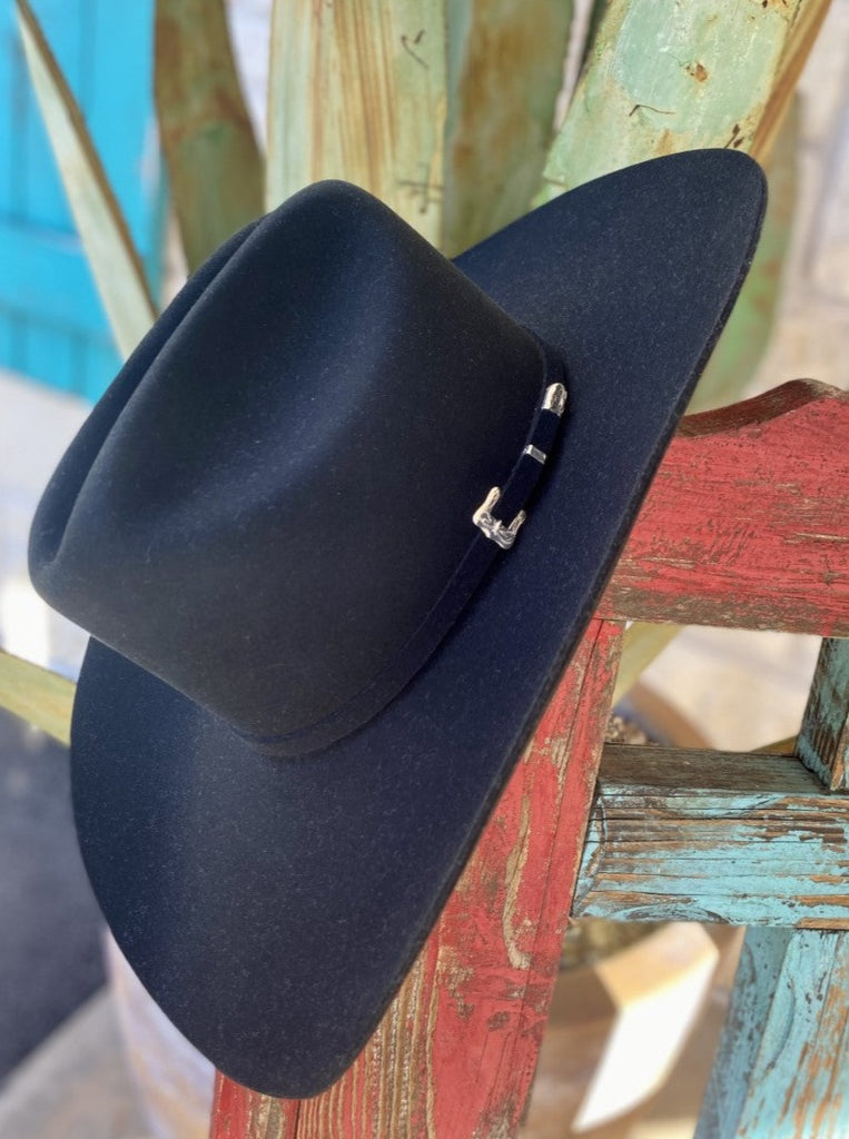 Resistol Cowboy Black Gold Felt Hat - Blair's Western Wear Marble Falls, TX