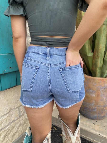 Ladies Ariat Two Toned Shorts - 10043204 - Blair's Western Wear Marble Falls, TX