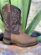 Men's Steel Toe Round Toe Double Welt Work Boot