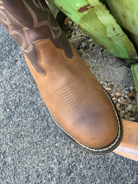 Men's Steel Toe Round Toe Double Welt Work Boot