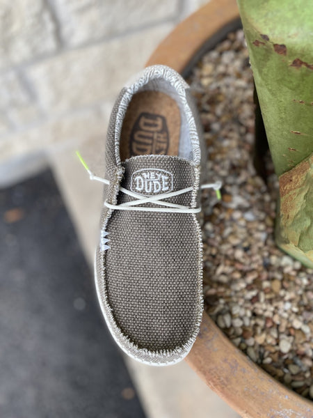 Men's Hey Dudes in Tan Wally Braided - 40003-2BS - Blair's Western Wear Marble Falls, TX
