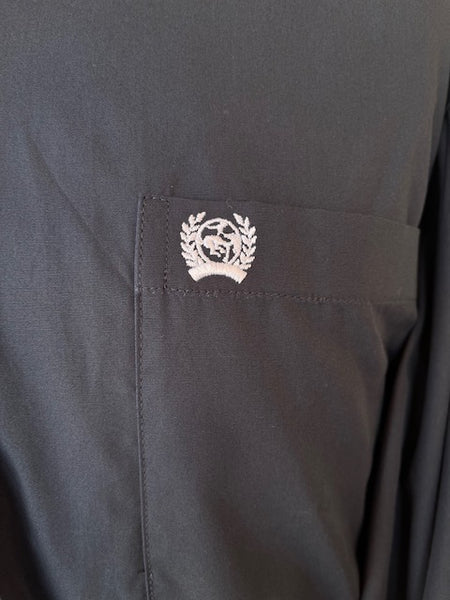 Men's Cinch Solid Navy Long Sleeve Button Down - MTW1104667 - Blair's Western Wear Marble Falls, TX'