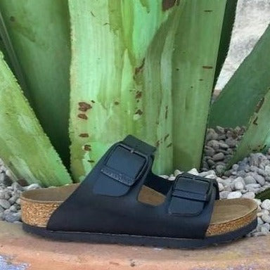 Kids Arizona Black Birkenstock Sandals
