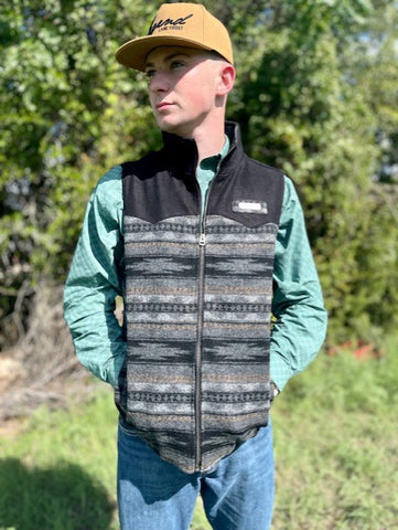 Men's Cinch Wool Vest - MWV1543006 - Blair's Western Wear Marble Falls, TX 