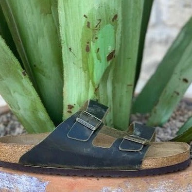 Arizona Ladies Olive green nubuck sandals  101445