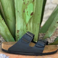 Basic Black Arizona original Birkenstock black sandal - 51793