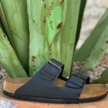 Basic Black Arizona original Birkenstock black sandal - 51793