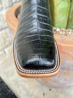 Men's Horse Power Black Caiman Boot - HP8002 - Blair's Western Wear Marble Falls, TX