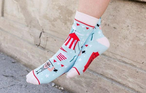 Under the Big Top Circus Admit one crazy socks - 410120