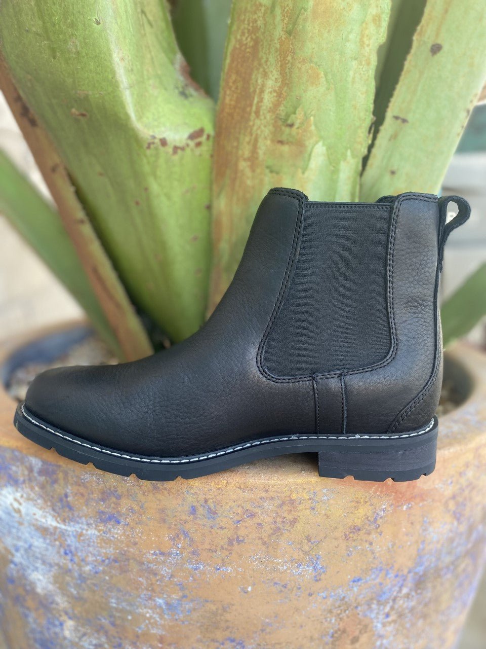 Women's Ariat Wexford Black Waterproof Slip-On Boot