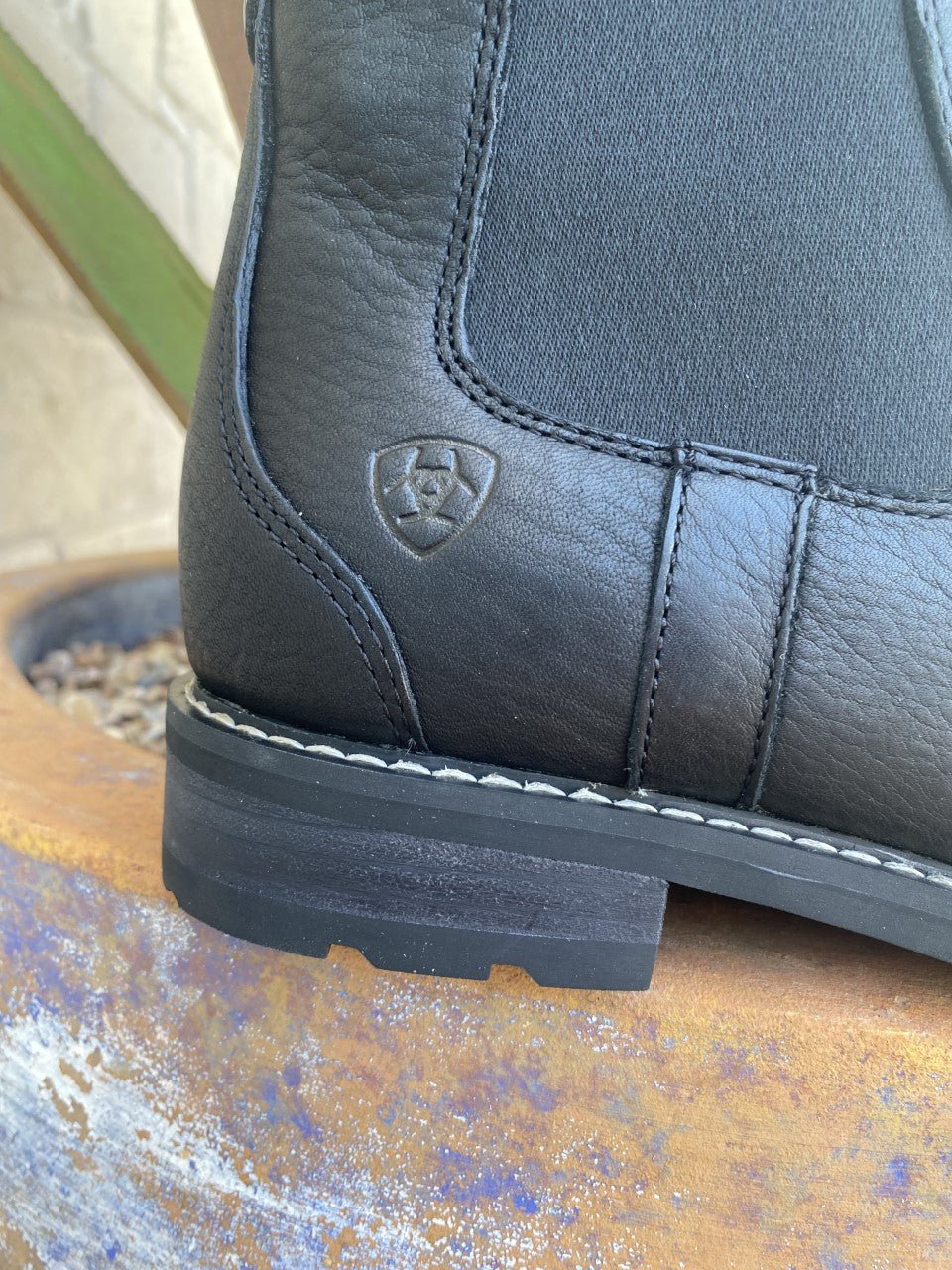 Women's Ariat Wexford Black Waterproof Slip-On Boot