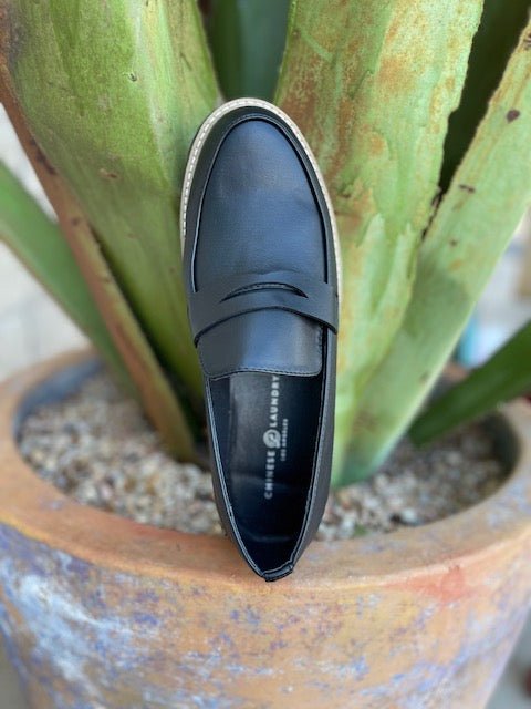 Ladies Chucky Loafer Shoe in Black & Tan - BPNB09ZDW - Blair's Western Wear Marble Falls, TX