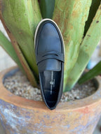 Ladies Chucky Loafer Shoe in Black & Tan - BPNB09ZDW - Blair's Western Wear Marble Falls, TX