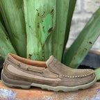Twisted X Women's Western Brown Slip On Moccasin - WDMS005